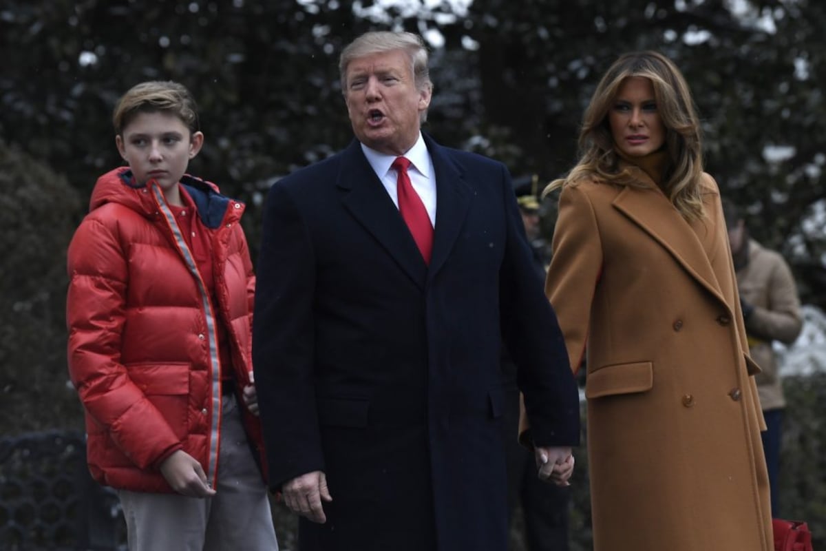 Barron Trump, el adolescente de la Casa Blanca