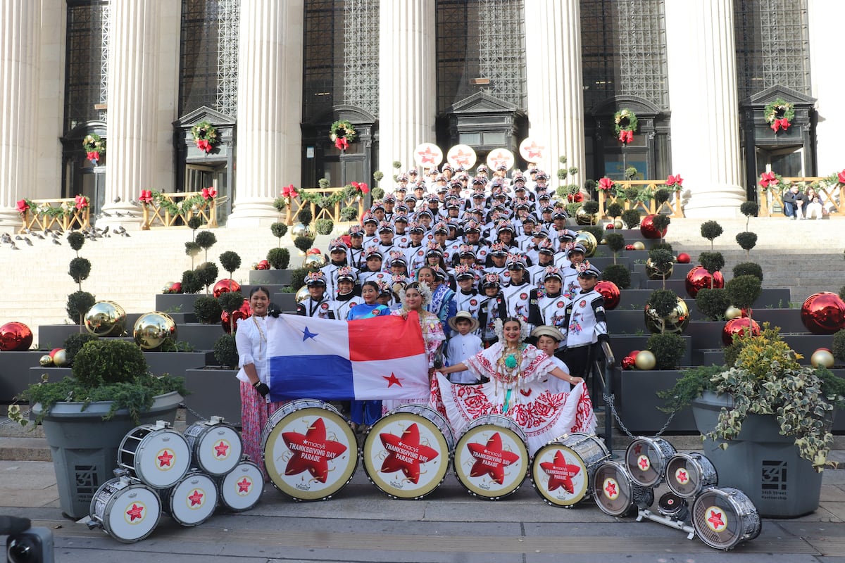 Orgullo panameño: La Banda La Primavera deslumbra en el Macy’s Thanksgiving Day Parade