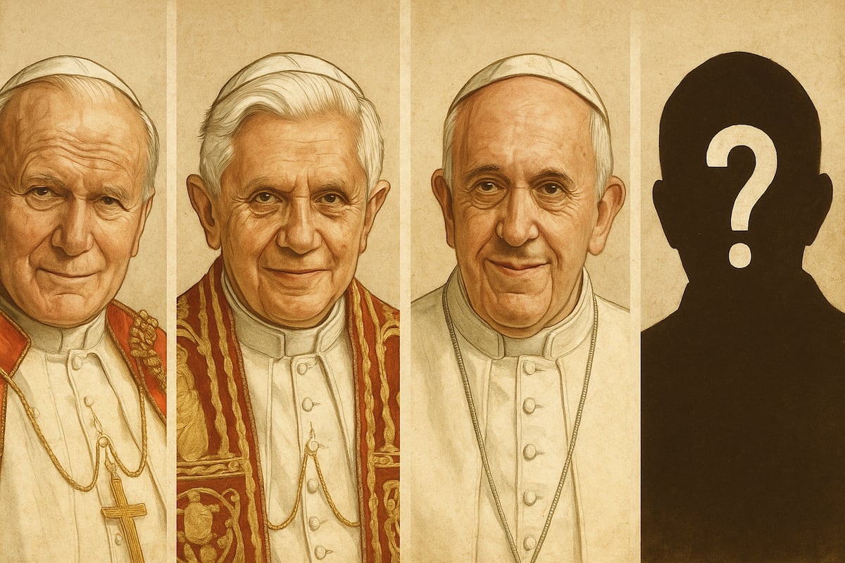 Tres cónclaves y cuatro papas