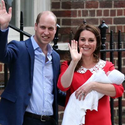 Los duques de Cambridge llaman a su tercer hijo Louis Arthur Charles