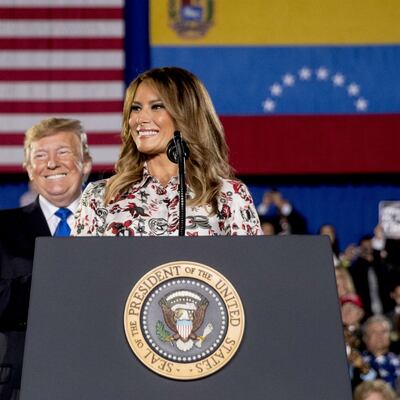 Melania Trump: ‘Pronto, Venezuela será libre’