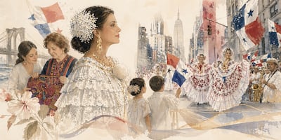 De Panamá a Manhattan, con la pollera en el corazón