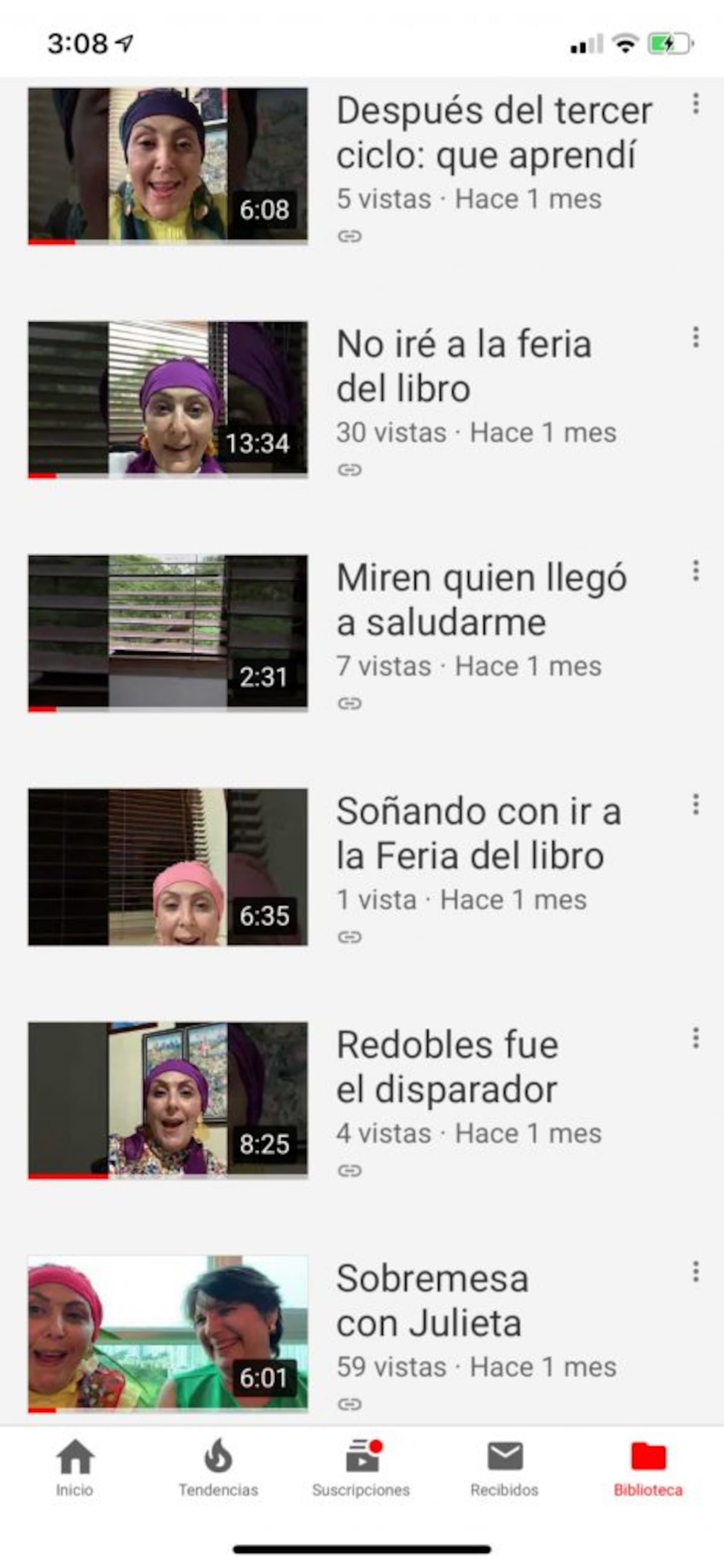 Tere Domínguez y su diario del cáncer por ‘Whatsapp’