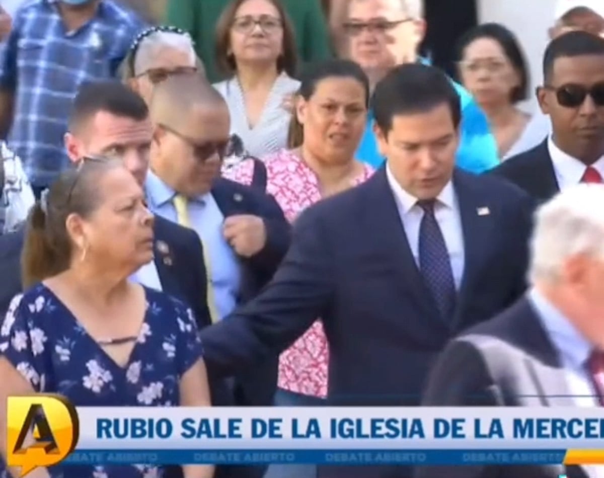 Esto fue lo que le dijo una señora panameña al encontrarse a Marco Rubio en el Casco Antiguo