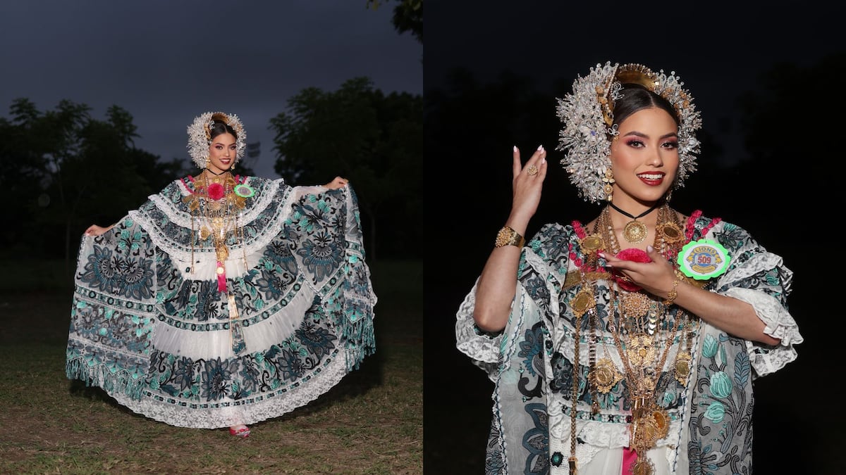 Ana Isabel Carrizo, reina de Calle Arriba de Las Tablas 2026, gana la Medalla Margarita Lozano con una pollera zurcida de Zunilda Madrid