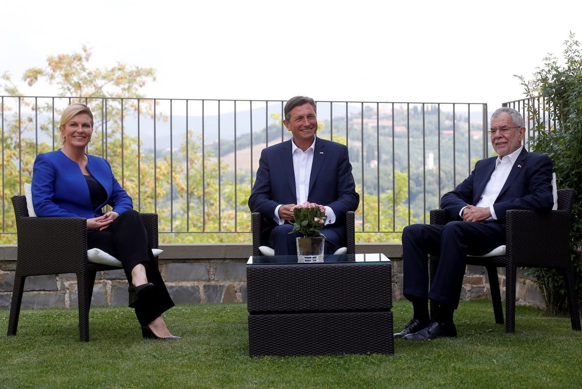 La presidenta de Croacia, la más fiel seguidora de la selección de su país