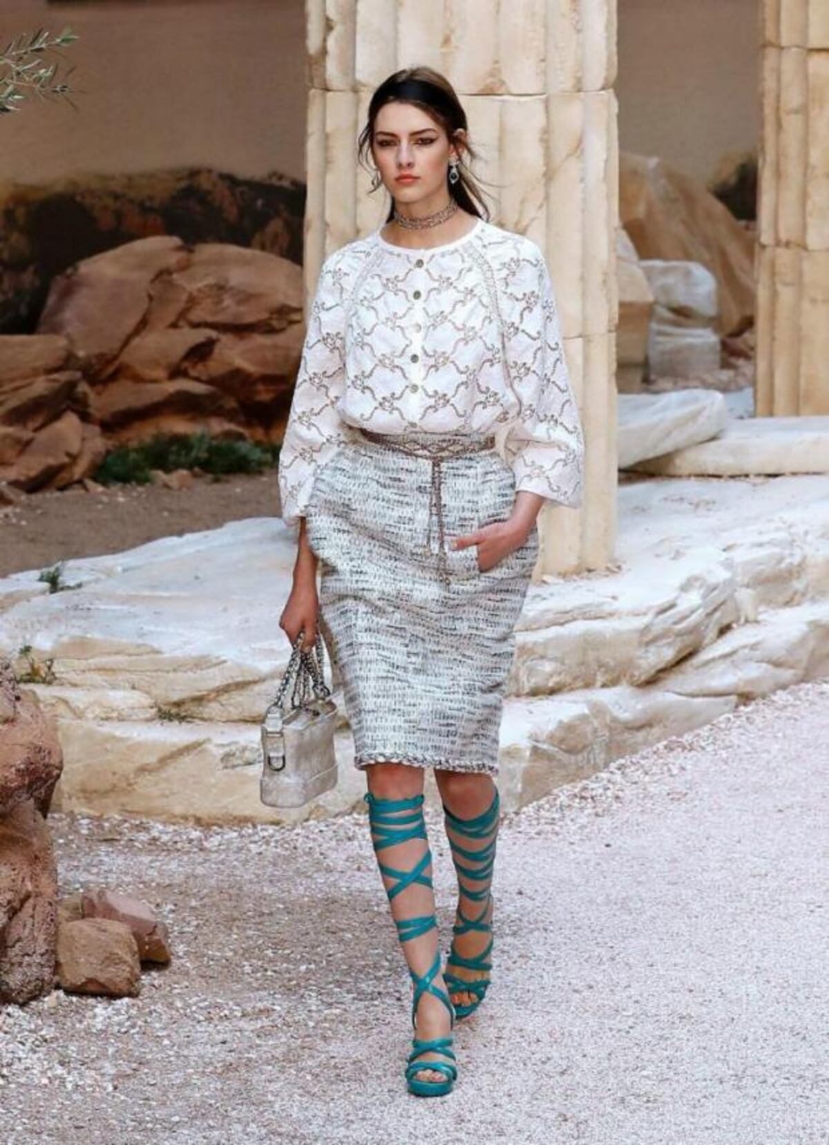 La antigua Grecia en la pasarela de Chanel
