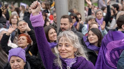 En fotos: mujeres alrededor del mundo salen a las calles a conmemorar un nuevo Día Internacional de la Mujer