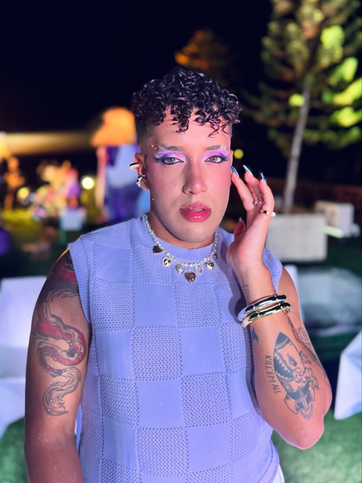 Mafe Jaspe, Sasha Nikyta y Jassir Durán en un ‘reality show’ en Colombia