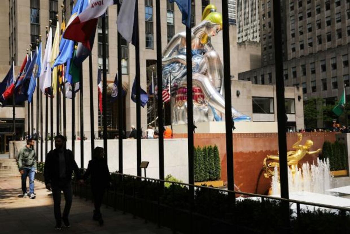 La ‘bailarina sentada’ de Nueva York