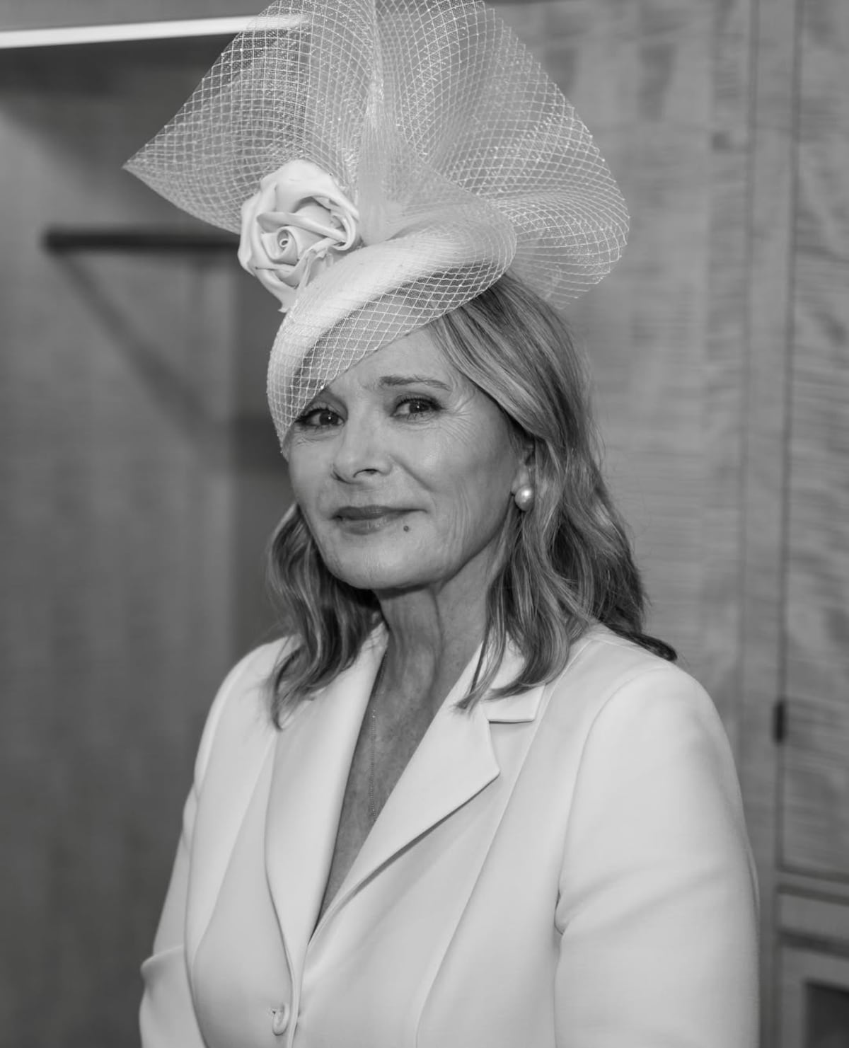 Vestida de Dior, la actriz Kim Cattrall, de Sex and The City, celebra su matrimonio