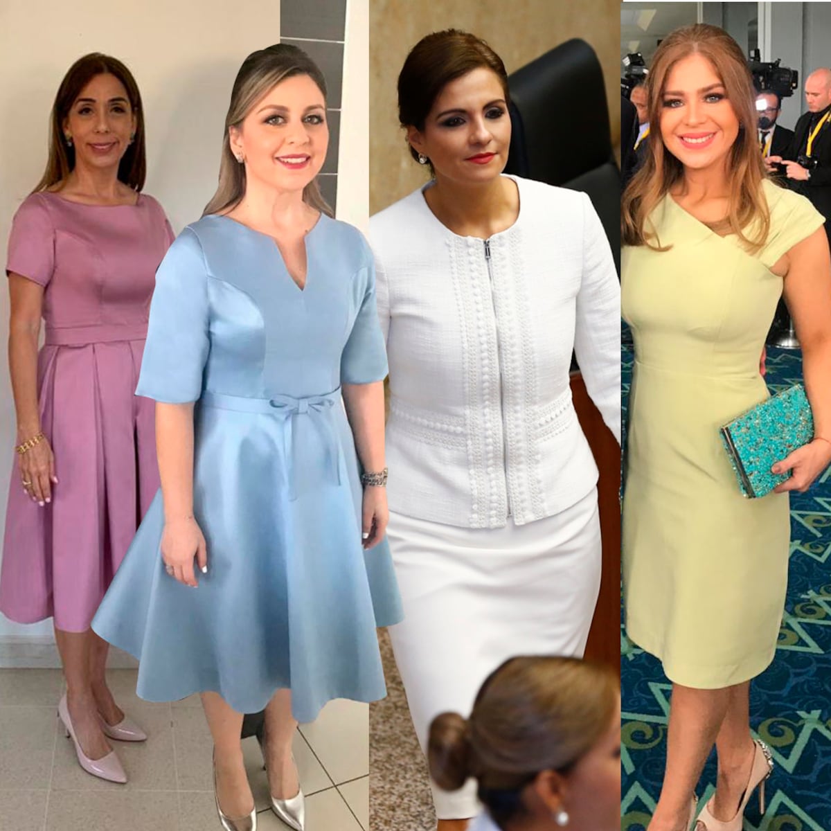 Diseño local en los vestidos de la toma de posesión de Nito Cortizo