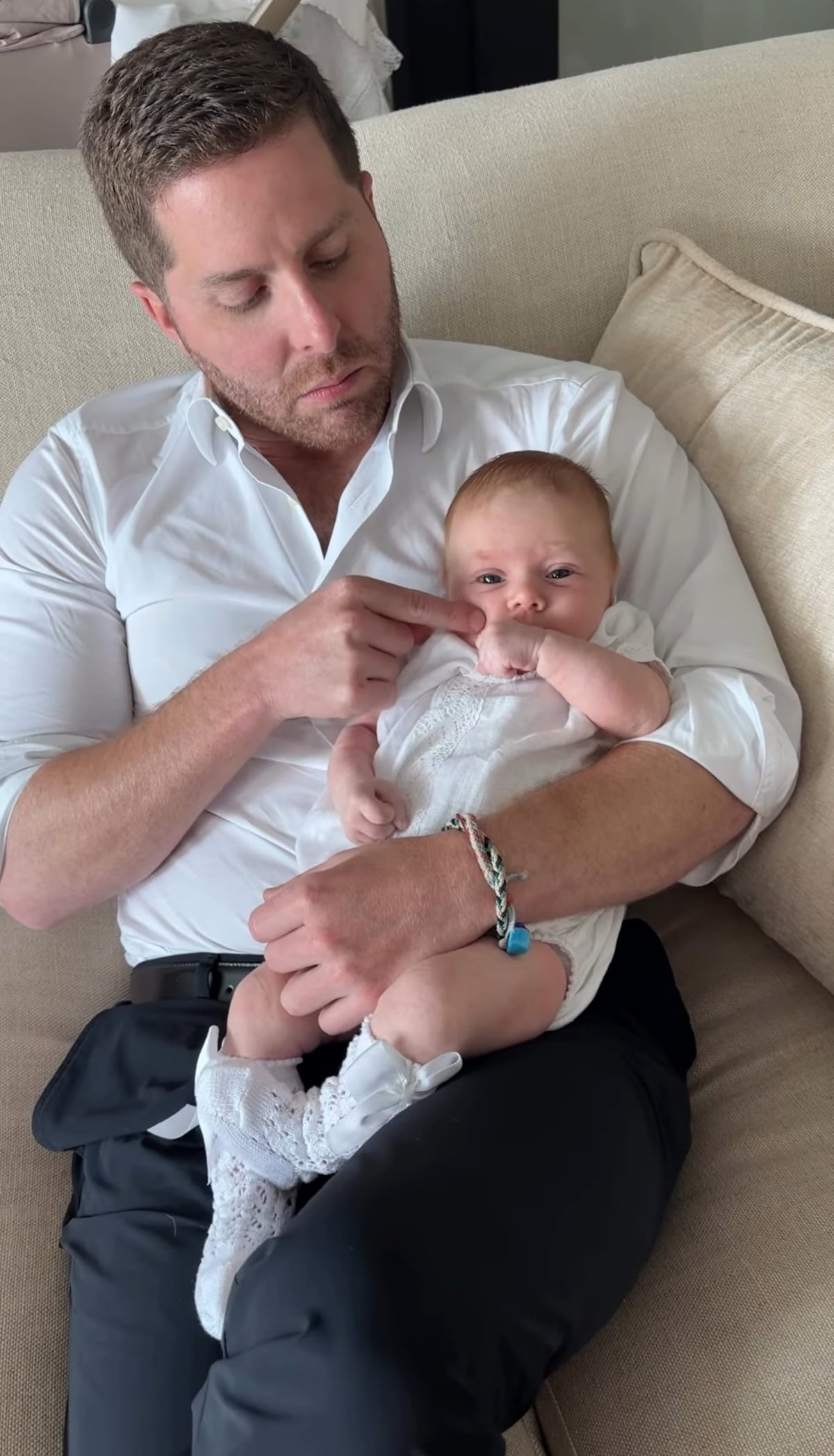 Mayer Mizrachi, alcalde de Panamá, y su fin de semana en Miami junto a su sobrino de dos meses