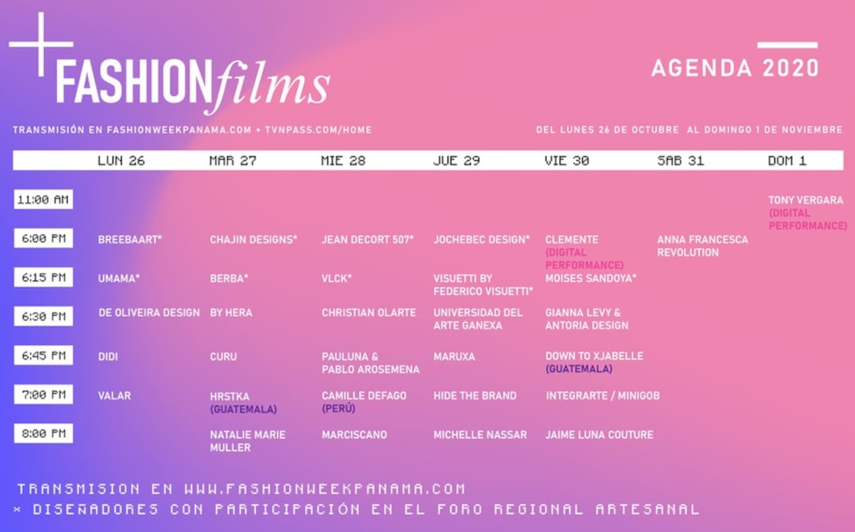 Panamá Fashion Week 2020, en primera fila desde tu casa
