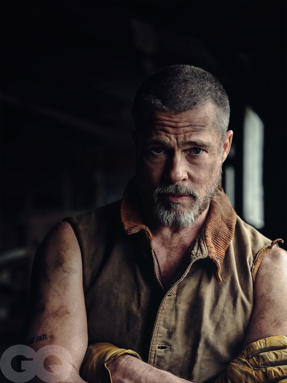 Brad Pitt, Lewis Hamilton y Damson Idris en la triple portada de la revista GQ por el estreno de la película F1