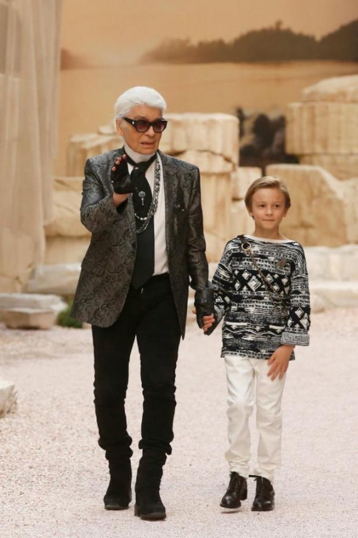 La antigua Grecia en la pasarela de Chanel