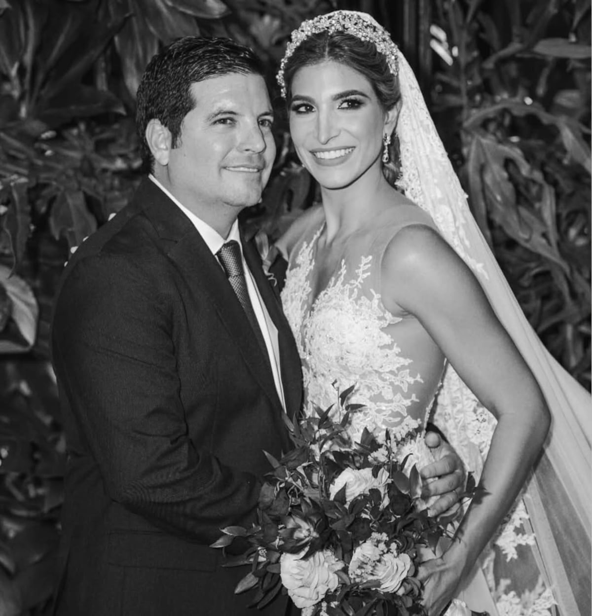 Alexandra Mulino, hija del presidente José Raúl Mulino, recuerda su vestido de novia hecho en Panamá