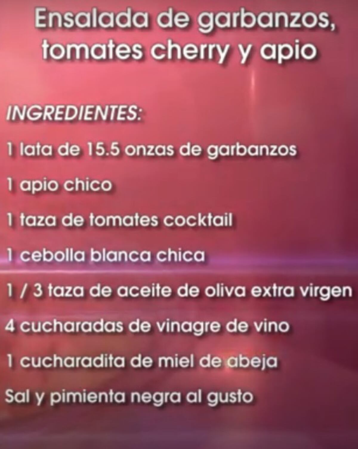 6 recetas de ensaladas fáciles y frescas