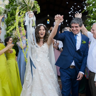 Al altar en El Valle, la boda de Paola Cantagalli y Aaron Bromley