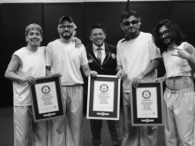 Morat rompe el Récord Guinness por más personas en pijama en un mismo lugar