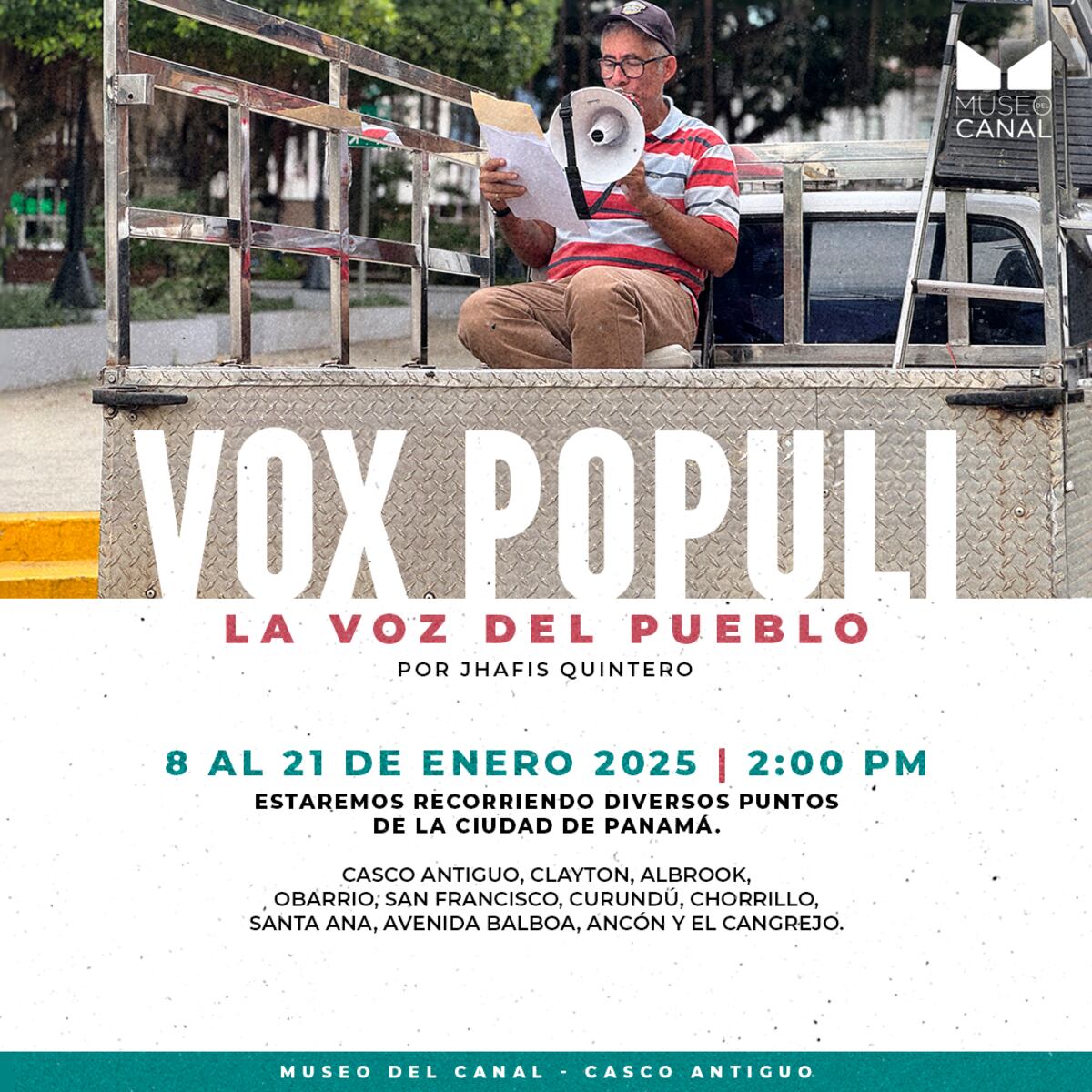 La poesía toma las calles: ‘Vox Populi’ en Panamá