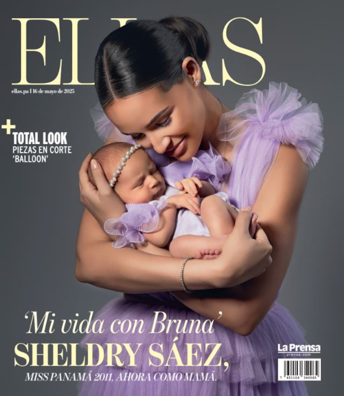 Sheldry Sáez y su bebé Bruna Angelina, por primera vez juntas en portada de ELLAS 