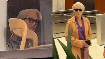 El primer vistazo de Meryl Streep como Miranda Priestly para El Diablo Viste a la Moda 2