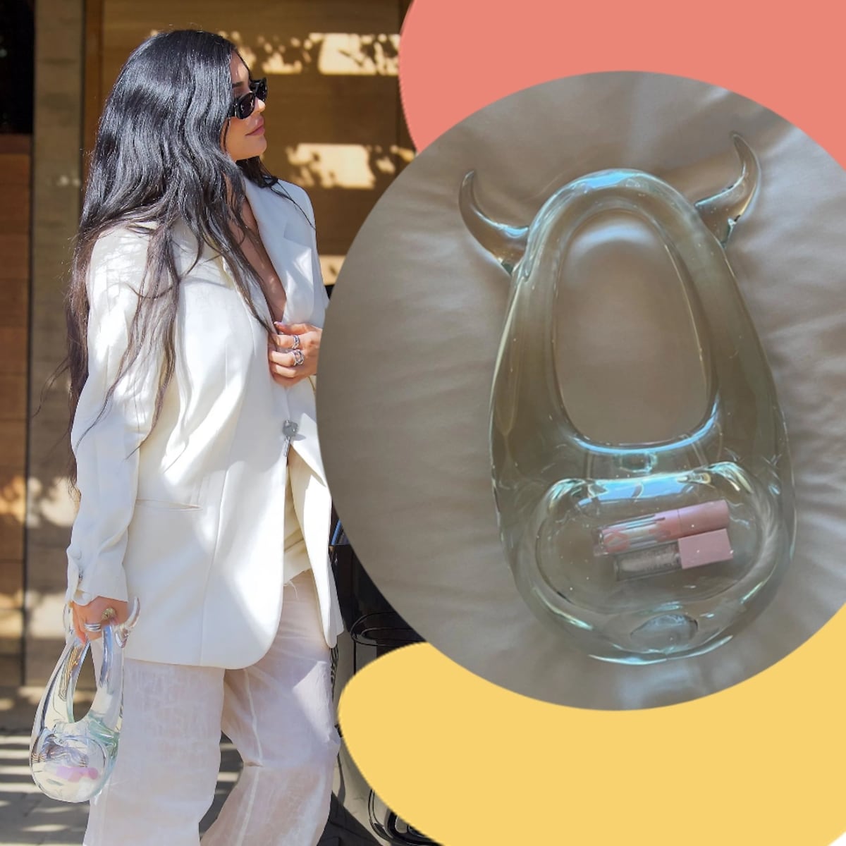 Los bolsos de cristal de Coperni, ¿qué se puede llevar en ellos?