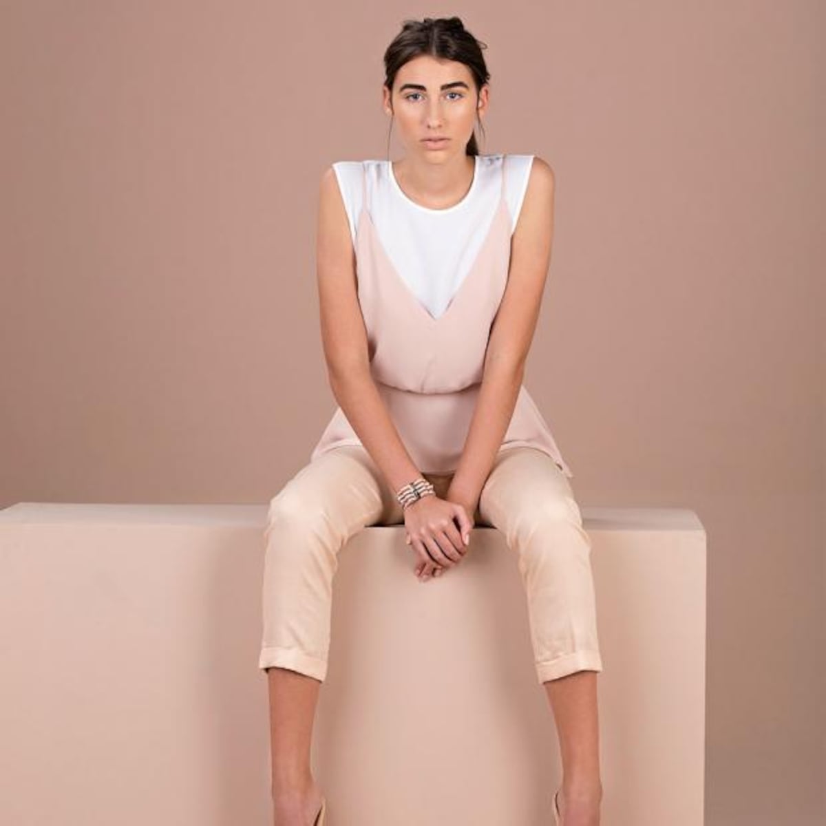 Zona neutral, combinaciones con tonos “Nude”;