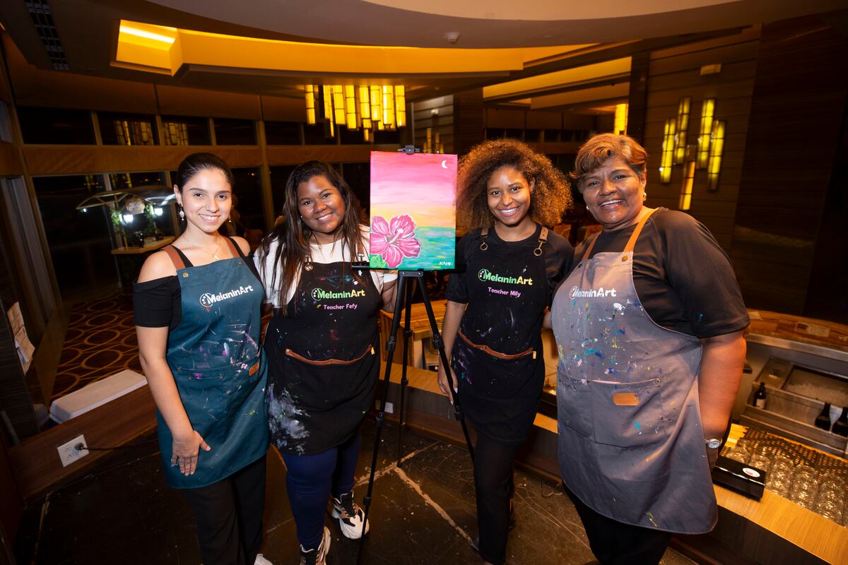 Arte con causa: el taller de pintura de American Society of Panamá a favor de FundAyuda 