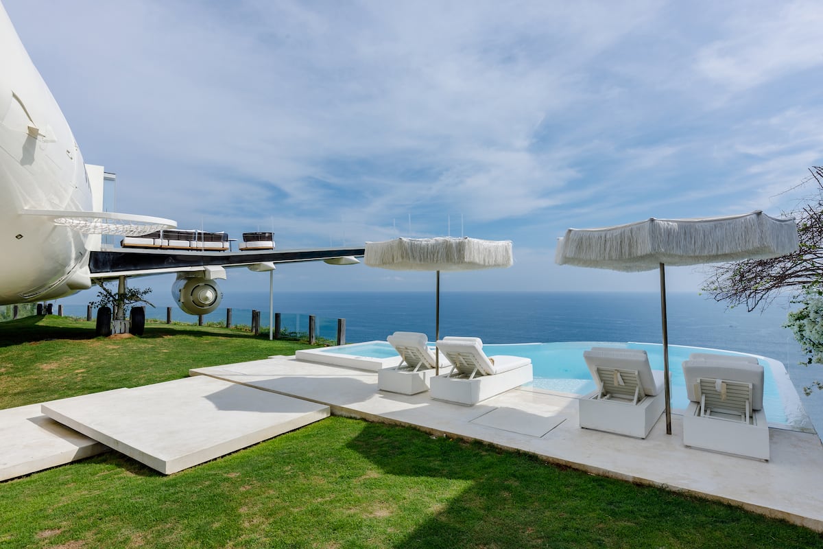 Un hotel de lujo dentro de un avión de pasajeros