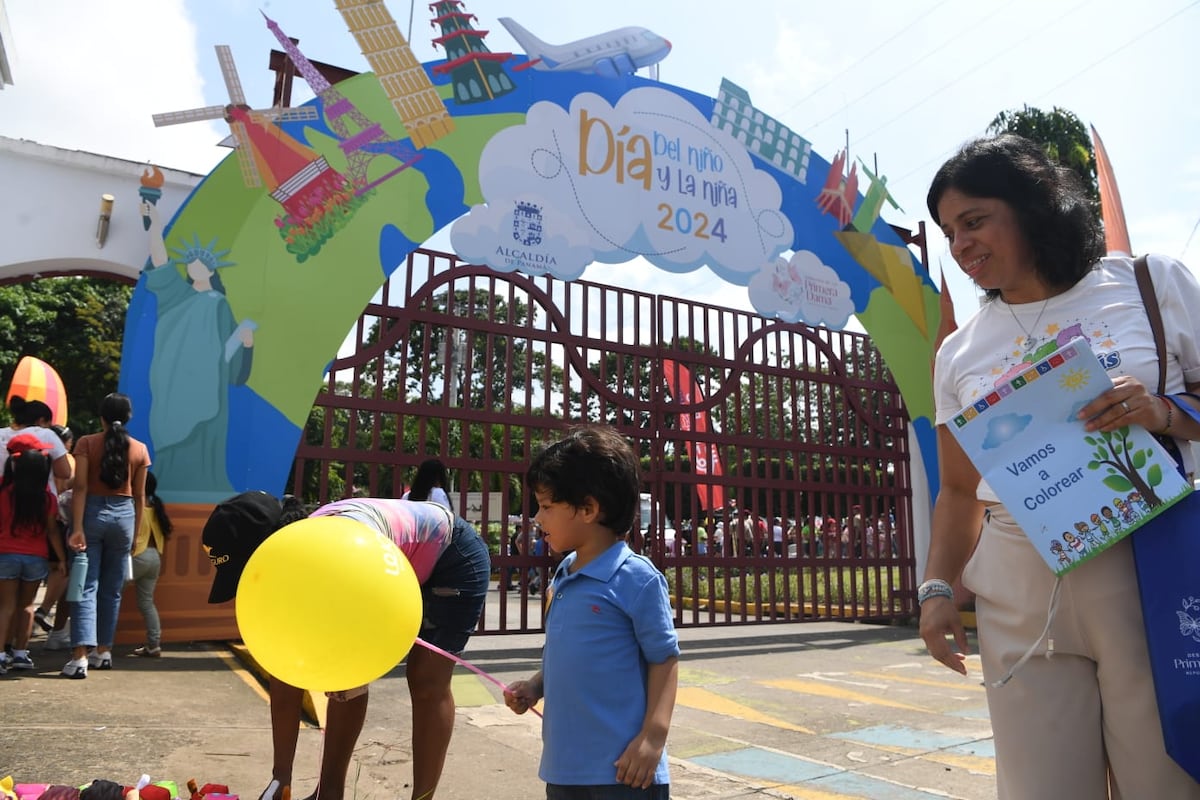 Postales del Día del Niño y la Niña en el Parque Omar, organizado por el Despacho de la Primera Dama