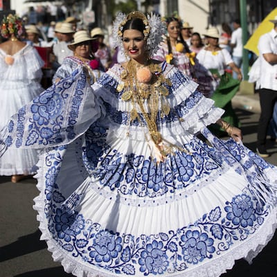 El Desfile de las Mil Polleras en Las Tablas