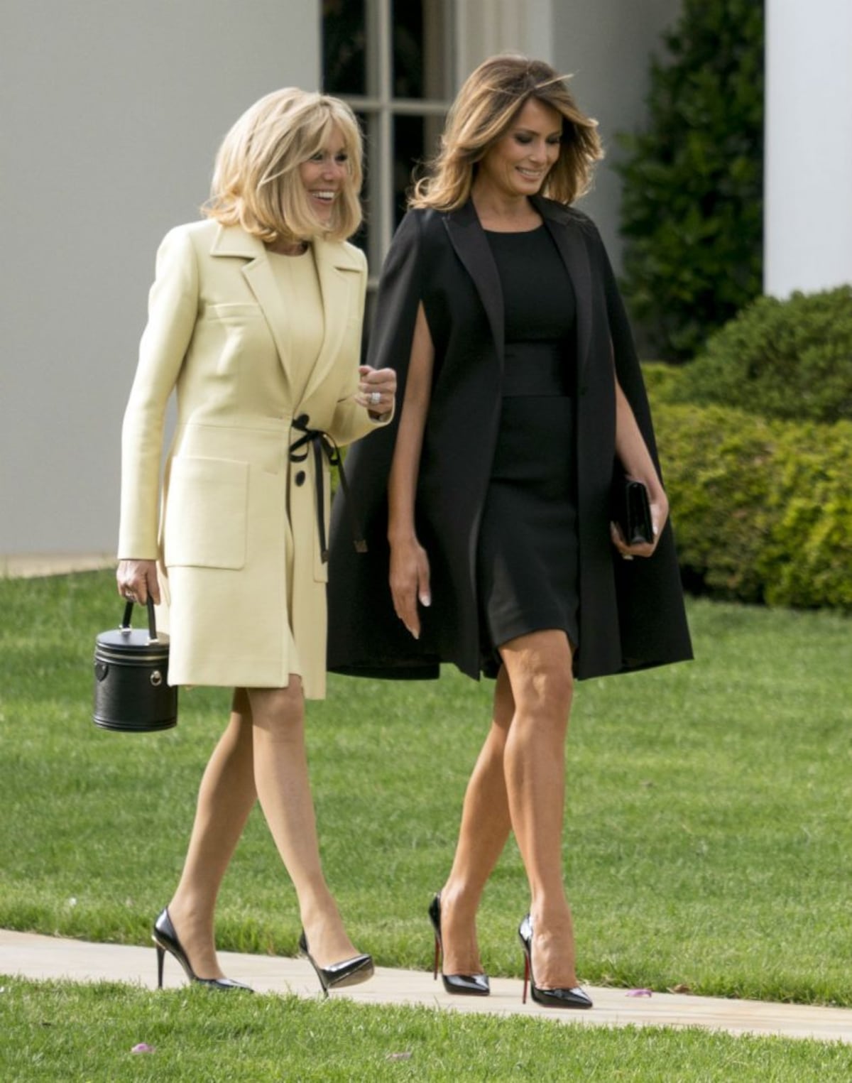 Melania Trump y Brigitte Macron, juntas de nuevo