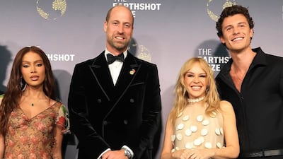 Así fue el encuentro del príncipe William con Anitta, Kylie Minogue y Shawn Mendes en los premios Earthshot 2025 en Río de Janeiro 