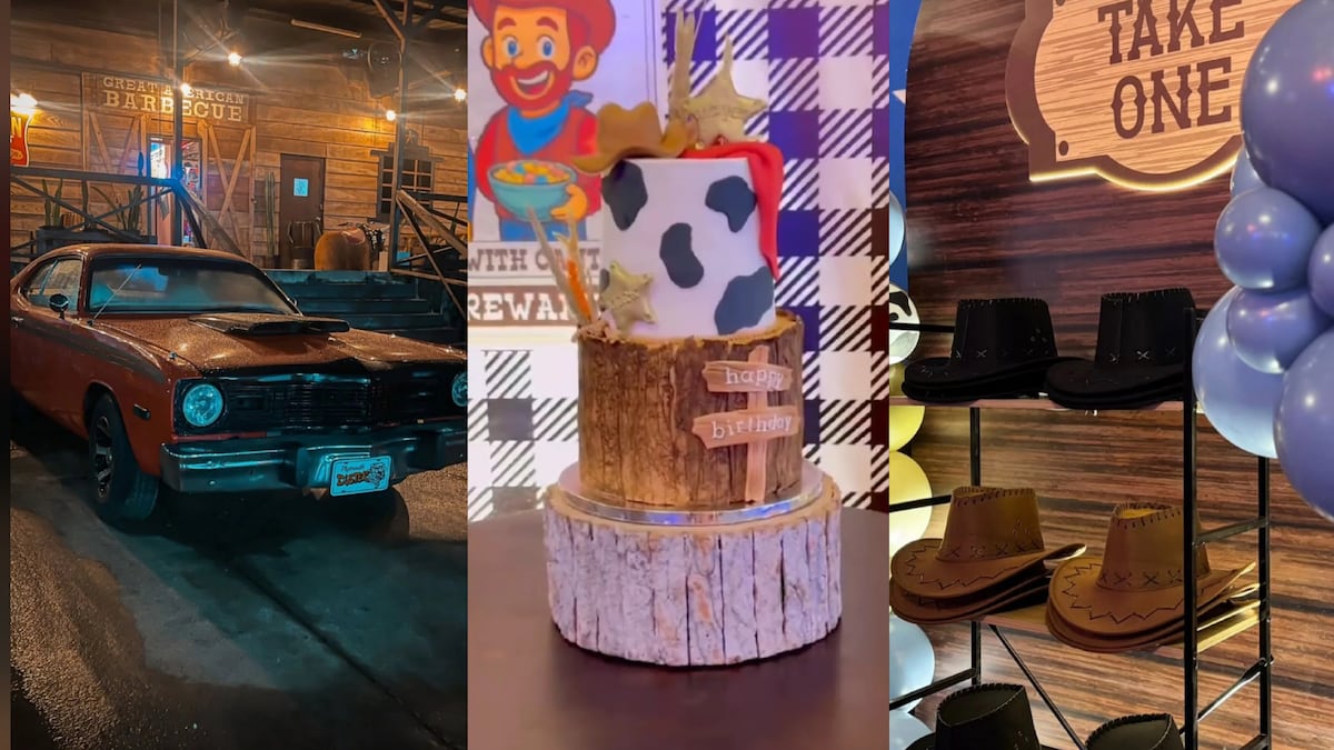 El alcalde Mayer Mizrachi y su mellizo Mark celebran su cumpleaños 38 con temática de vaqueros