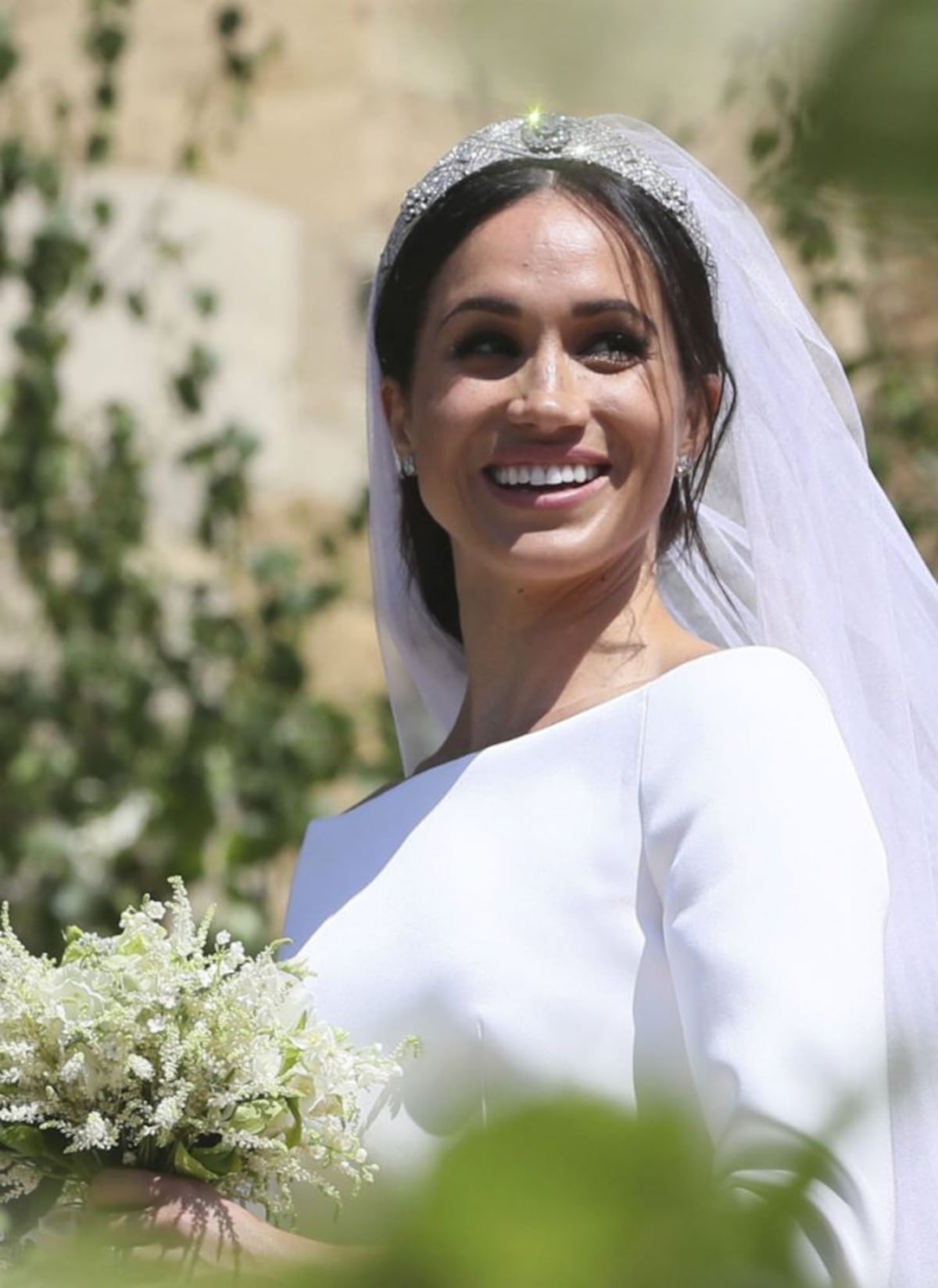 El especial ramo de flores de Meghan Markle