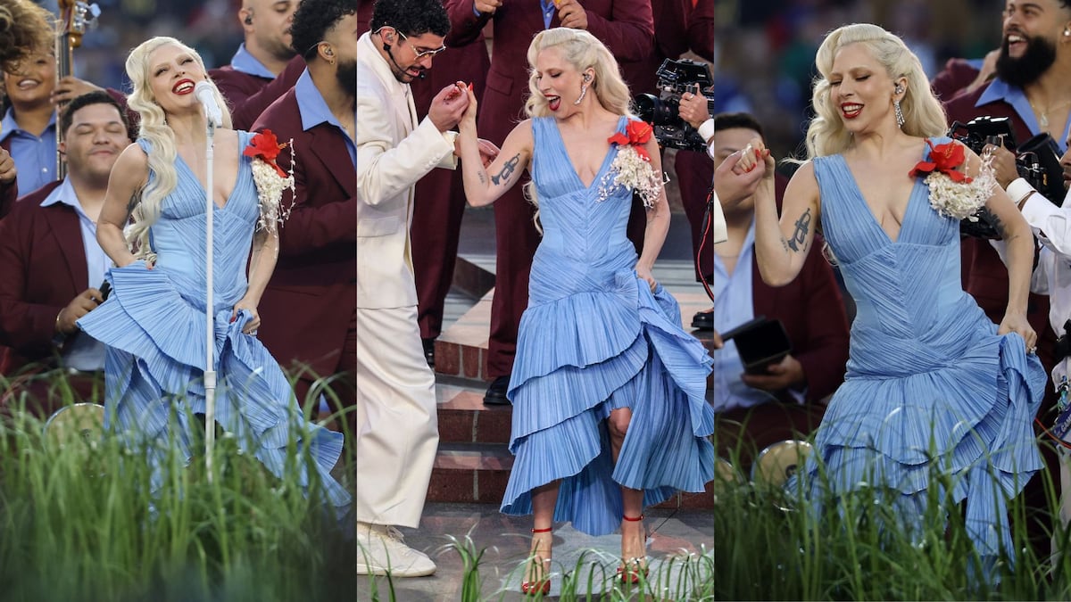 Lady Gaga apuesta por diseño latino y la flor nacional de Puerto Rico en el Super Bowl