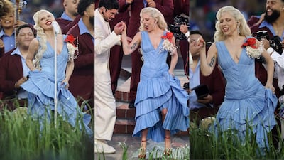 Lady Gaga apuesta por diseño latino y la flor nacional de Puerto Rico en el Super Bowl