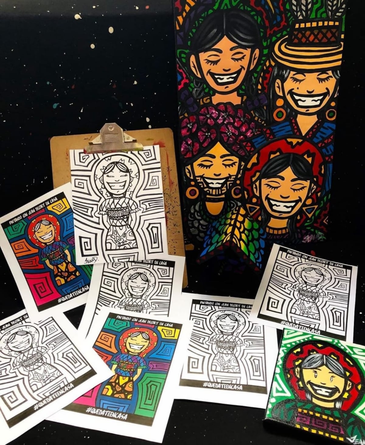 Dibujos y libros panameños para descargar gratis en casa