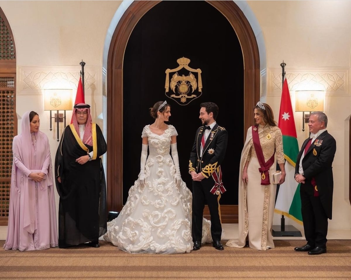 La boda real del año: el enlace del príncipe de Jordania y una arquitecta de Arabia Saudita (fotos)