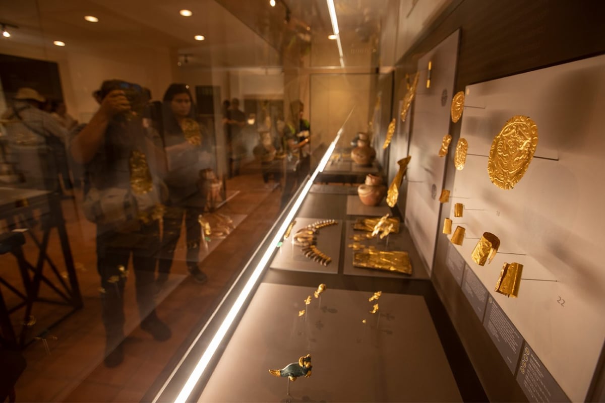 Tesoros en el museo de El Caño, en Coclé