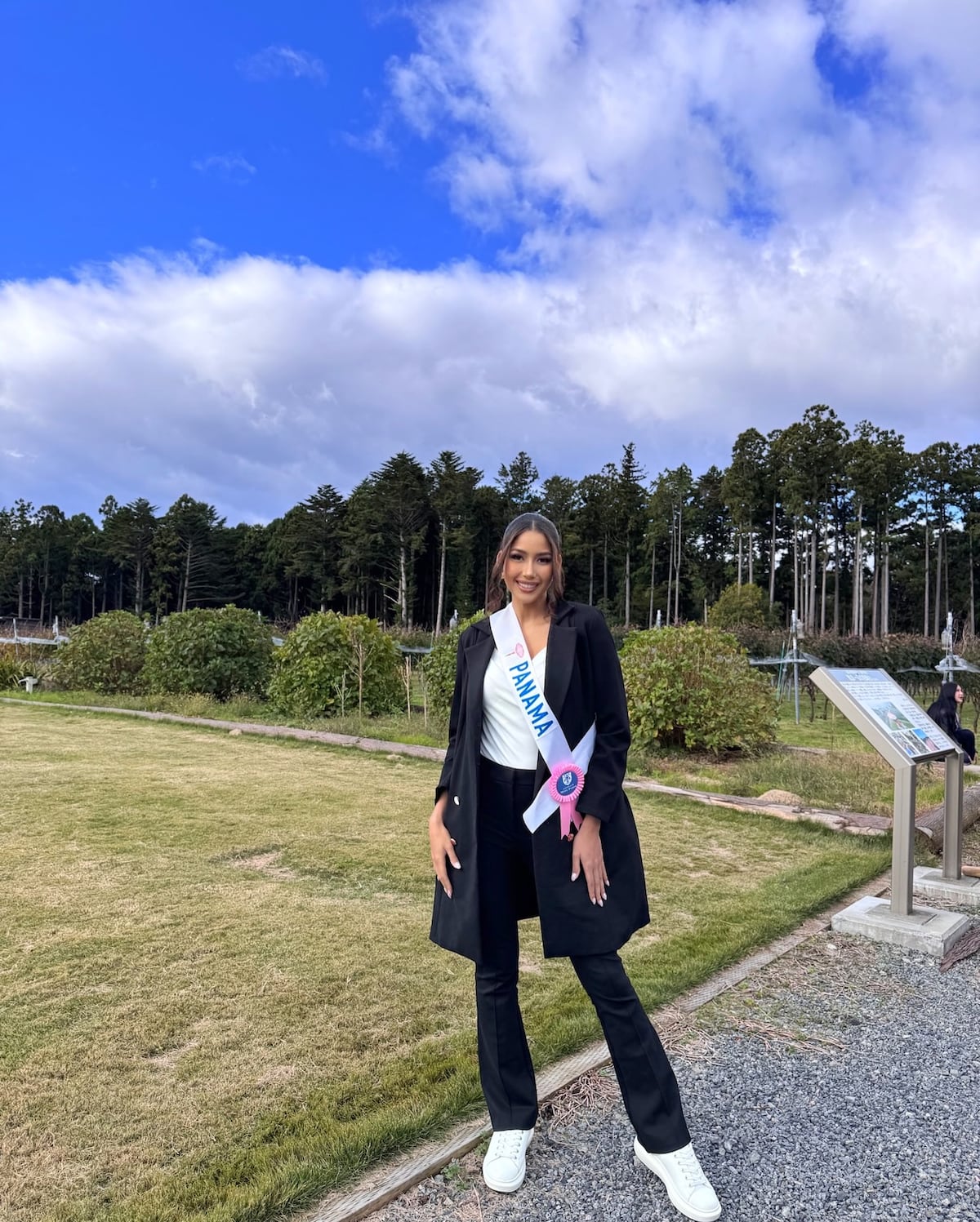 Liliam Ashby Barrera, primera finalista de Miss Universe Panamá 2024, se encuentra en Japón participando en Miss International