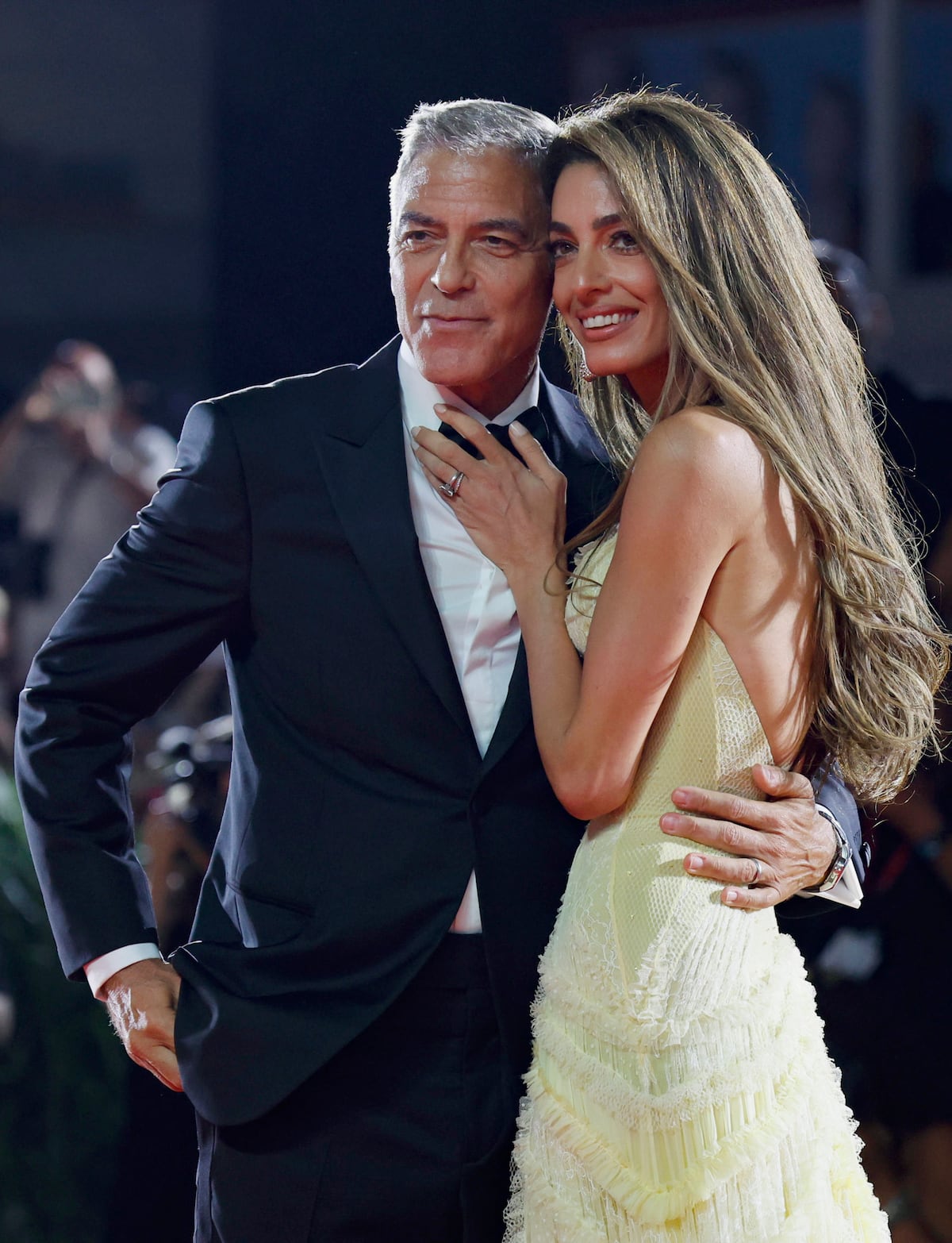 Cita doble: Brad Pitt y George Clooney revolucionan la noche en Venecia