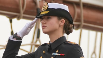 La princesa Leonor de España ya se encuentra rumbo a Panamá