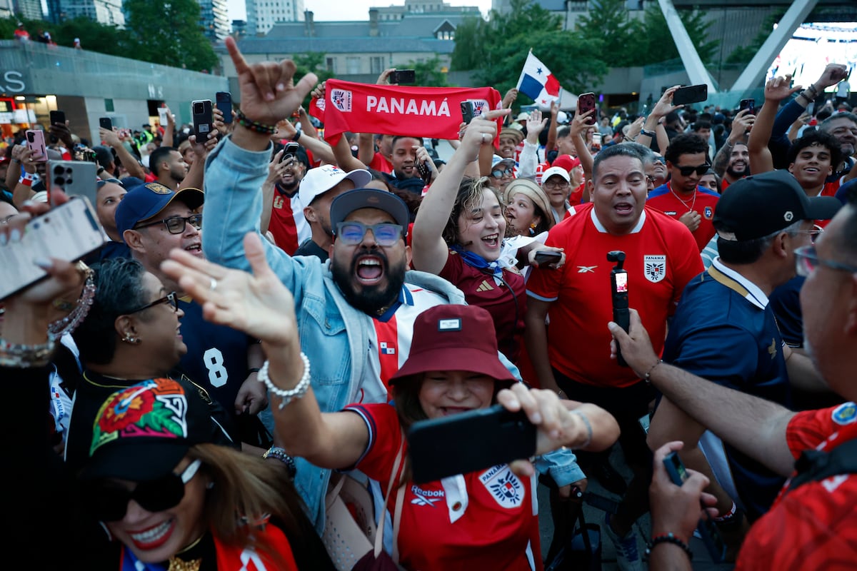 Fotos del ‘Banderazo’ panameño en Toronto: ‘La Marea Roja’ se toma la ciudad en vísperas de la cita mundialista con Ghana