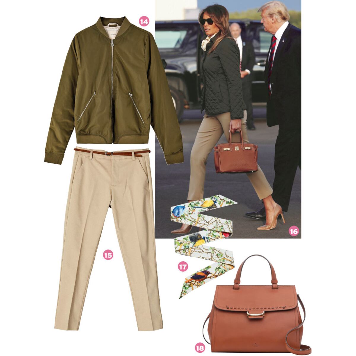 5 atuendos inspirados en el ‘look’ de Melania Trump