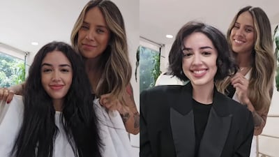 ¡Adiós al cabello largo! Así luce la cantante Dayana Sáez su nuevo ‘look’