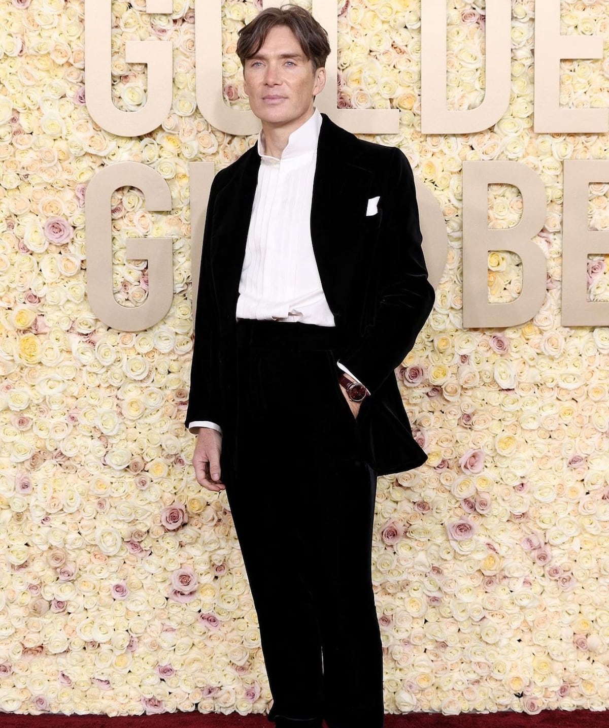 Rosa hermosa, la alfombra roja de los Globos de Oro