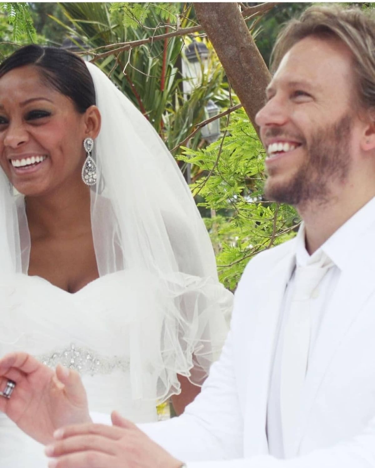 Fotos del recuerdo: la boda de la modelo panameña Gwendolyn Stephenson y el cantante argentino Noel Schajris